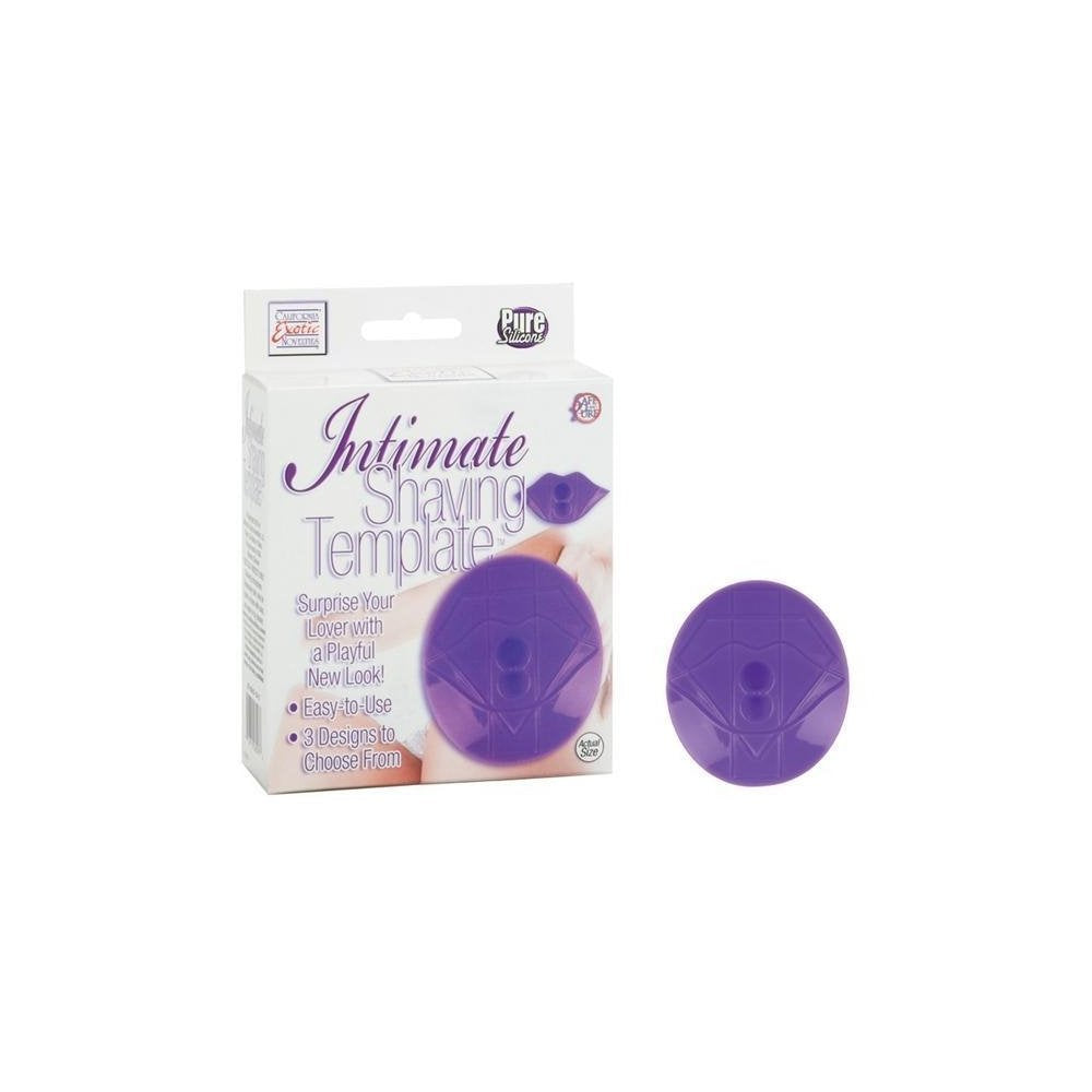 California Exotic Novelties Intimate Shaving Template, Purple