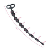 FST Anal Beads with 7 Double Balls, Anal Plug with Safe Pull Ring Sex Toys for Women Men