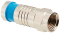 Platinum Tools 28001J F RG6Q Compression Connector, Nickel 75/Jar, Pack of 75