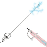 Stainless Steel Metal Urethral Plug with Penis Ring Male Exercise Masturbation Catheter Urethral Sound Sex Toy