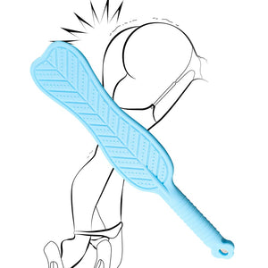 Spanking Paddle for Sex Adult Play,Textured Rubber Palm-Leaf Fan Shaped Slapper Sex Paddle, Bumps Flexible Flirt Toy for SM Bond