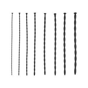 8Pcs Silicone Horse Eye Plug Male Urethral Stimulation Masturbation Device Threaded Urethral Plug Set Erotic Adult Products