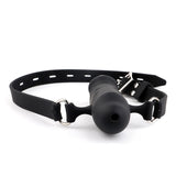 Penis Gag Silicone Dildo Gag Chastity Realistic Dildos Adjustable Belt BDSM Bondage Sex Toy