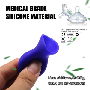 1 Pair Nipple Sucker Sex Toys Silicone Nipple Stimulator Women Man Couples Nipple Play SM Sexual Game High Powerful Suction Univ