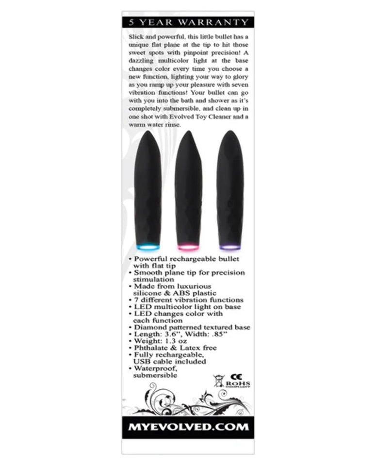 Evolved On The Spot Bullet Black