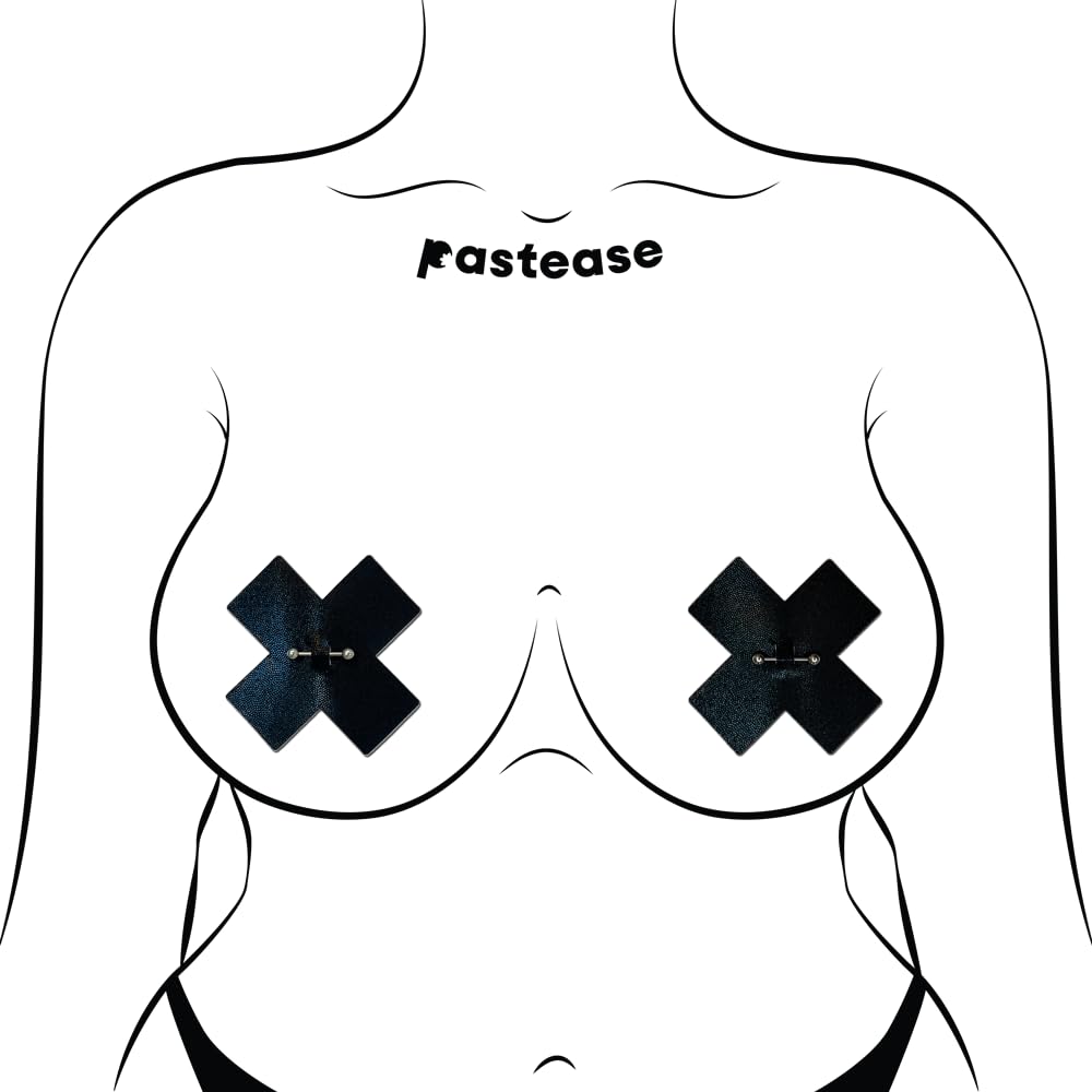 Pastease Liquid Black Plus X W/ Barbell Piercing