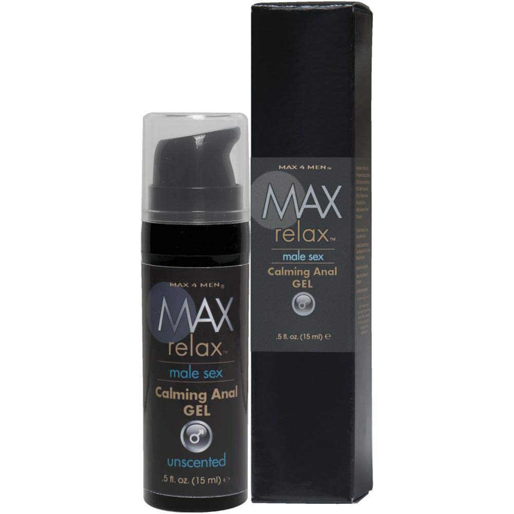 Max 4 Men Relax Calming Anal Ease Gel  5 Ounce