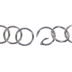 SS Edge Tuggable Clover Clamps