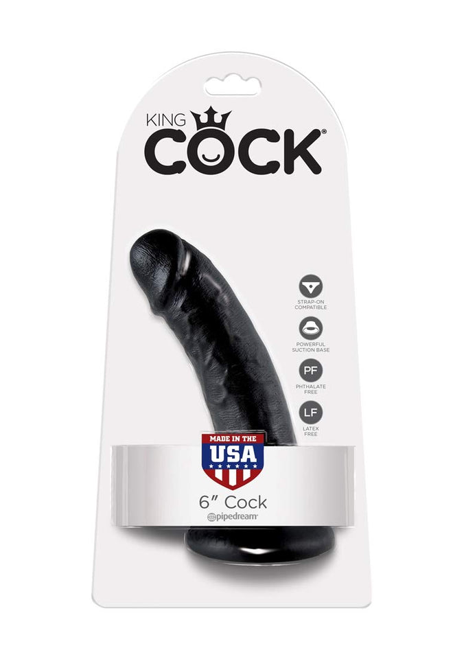 King Cock 6-Ich Cock - Black