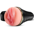 Male Masturbator,Kingdemer Realistic Pocket Pussy Vagina Textured with 7.5in Depth Lifelike Soft and Fleshy Texture,Penis Traini
