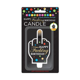 Happy Fucking Birthday Fu Finger Candle