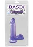 Basix 6In. Dong W/Suction Cup Purple