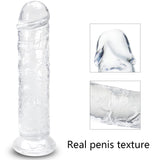 12.5 * 2.3 Inch Huge Dildos Realistic Clear Dildo with Strong Suction Cup Hands-Free Huge Dong Big Size Adult Sex Toy for Women