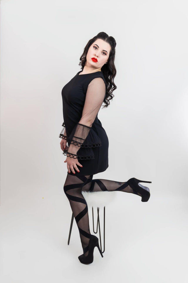 Kixies Jackie Black Ballet Size A