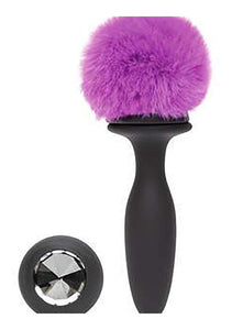 (D) Happy Rabbit Small Vibrati Bunny Tail Butt Plug