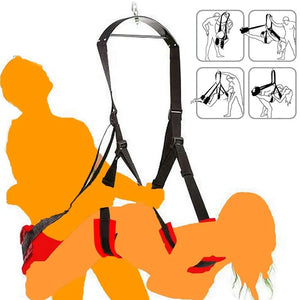 Adult Sex Swing Sex Swing with Comfortable Soft Cushion and Adjustable Straps for Adults Couples, Door Sex Swing Love Swing Indo