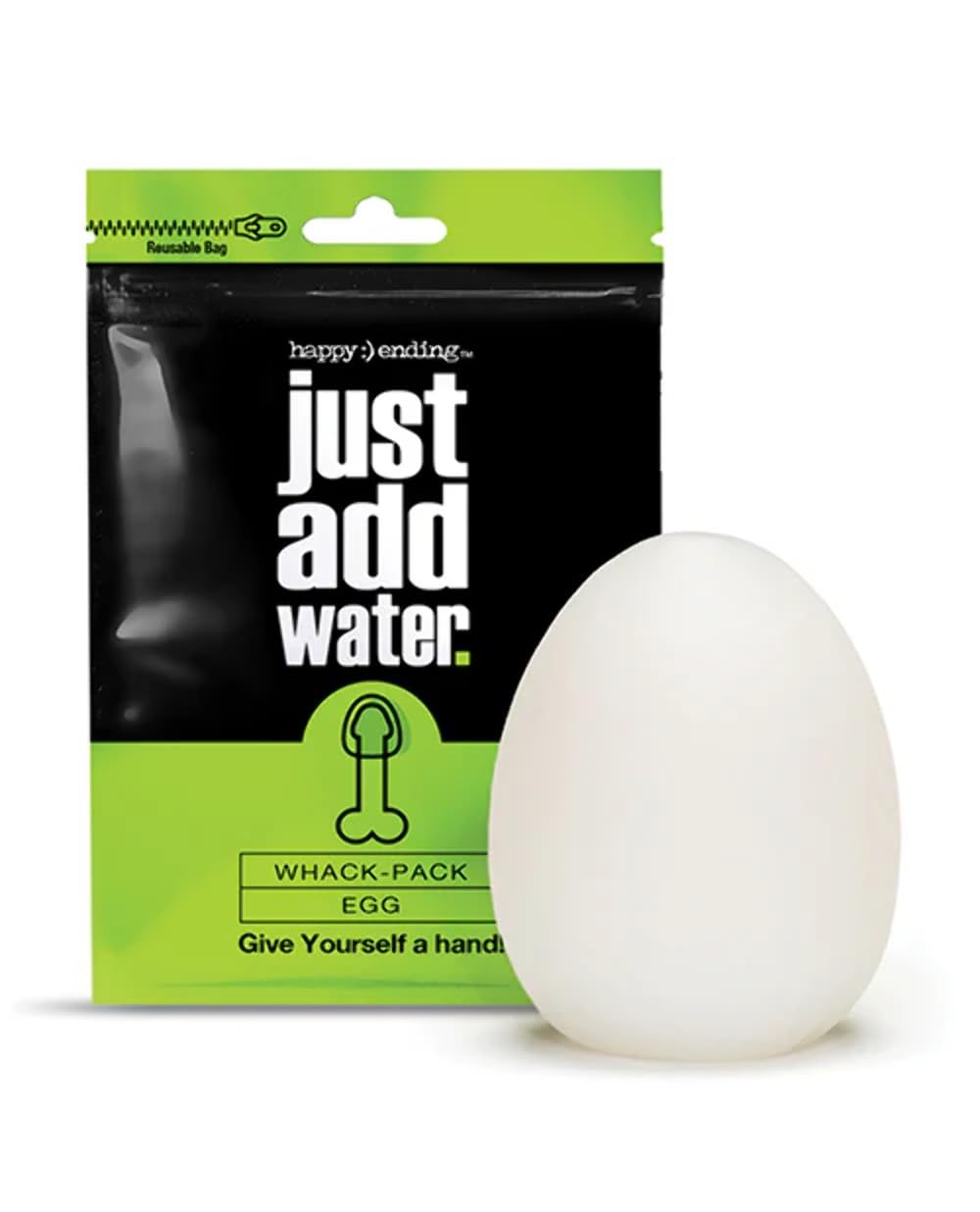 Global Novelties 77004: Happy Ending Add H2O Whack Pack Self-Lubricating Egg