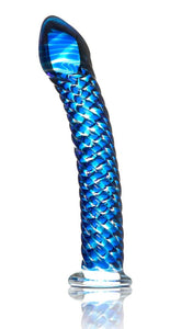 Icicles No. 29 G Spot Glass Dong 7 Inch Blue