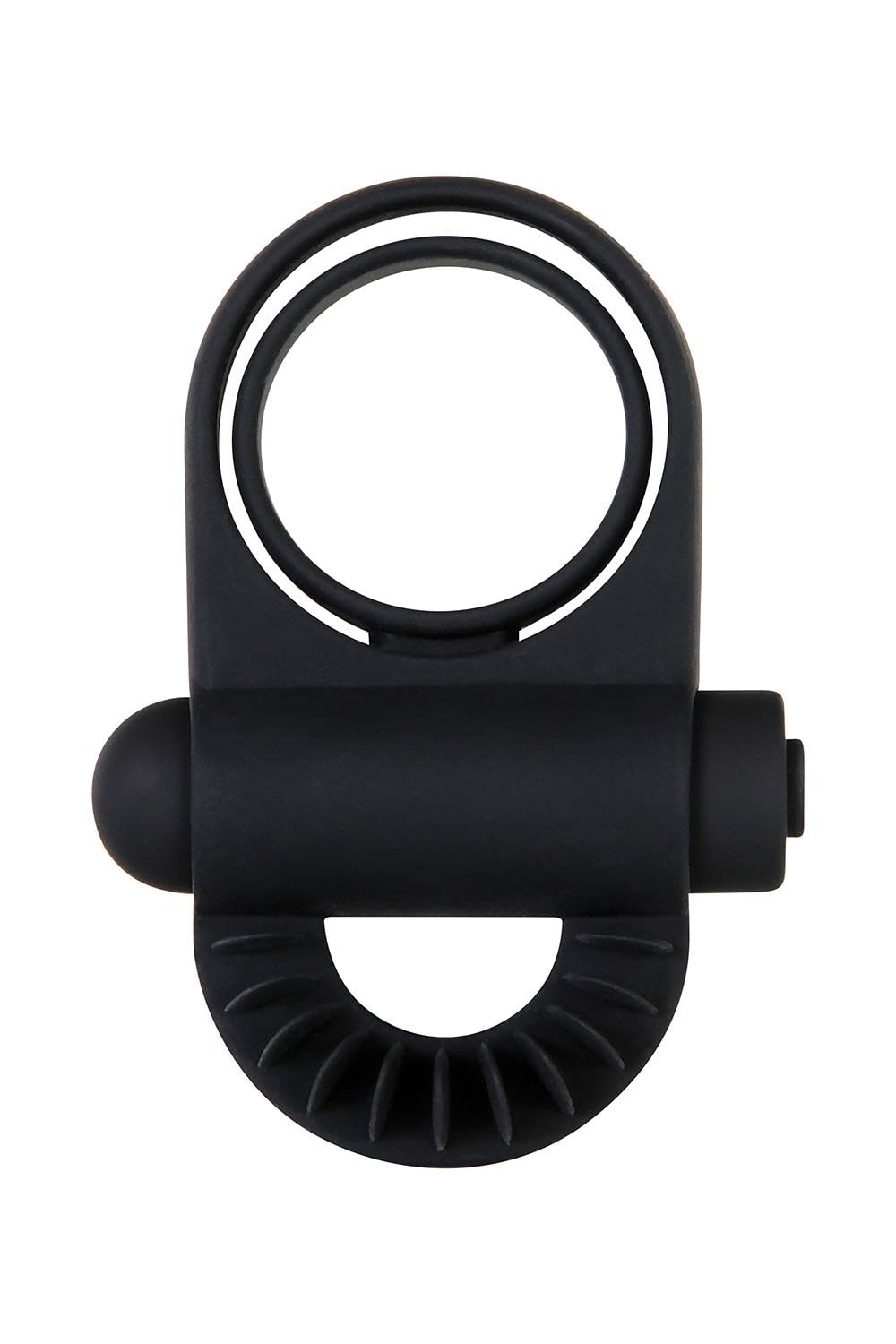 Zero Tolerance Bell Ringer Black Cock Ring & Ball Strap, Black