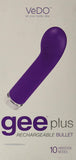 Vedo Gee Plus Rechargeable Vibe, Into You Indigo