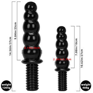 Gienocy XXL Huge Thick Anal Beads Butt Plug with with Non-Slip Handle Long Anal Dildo G-spot Stimulation Prostate Massage Sex To