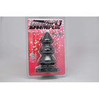 Si Novelties Bump Plug, Black, X-Large, 12.64 Ounce