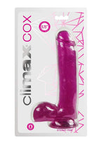 Topco Climax Cox Steamy Dildo, Purple, 9 Inch