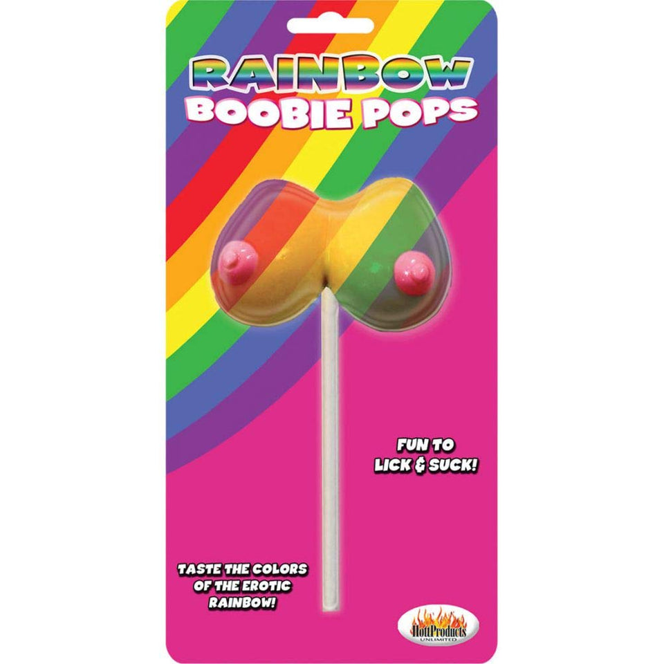 Hott Products Rainbow Boobie Pops, 1.48 Ounce