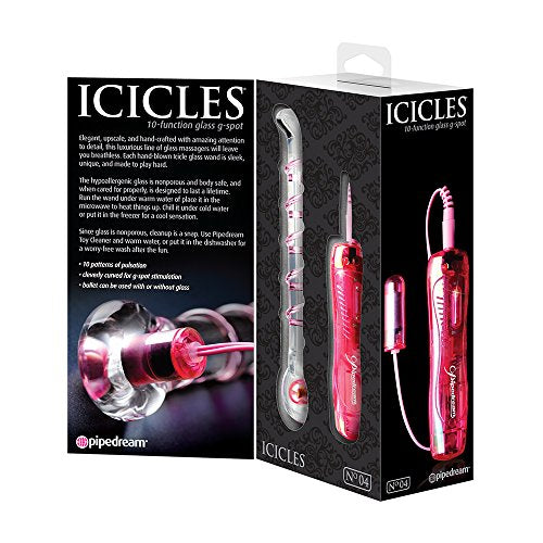 Icicles No. 4- Glass Vibr. G Spot Dong