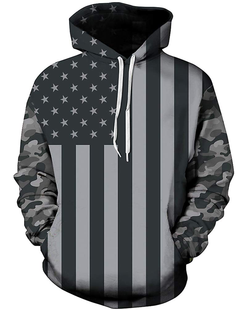 SANKILL Graphic Hoodies for Men Funny Novelty Pullover Sweatshirt Xmas Gifts Black red Anime Hoodie Cool Designs Rapper