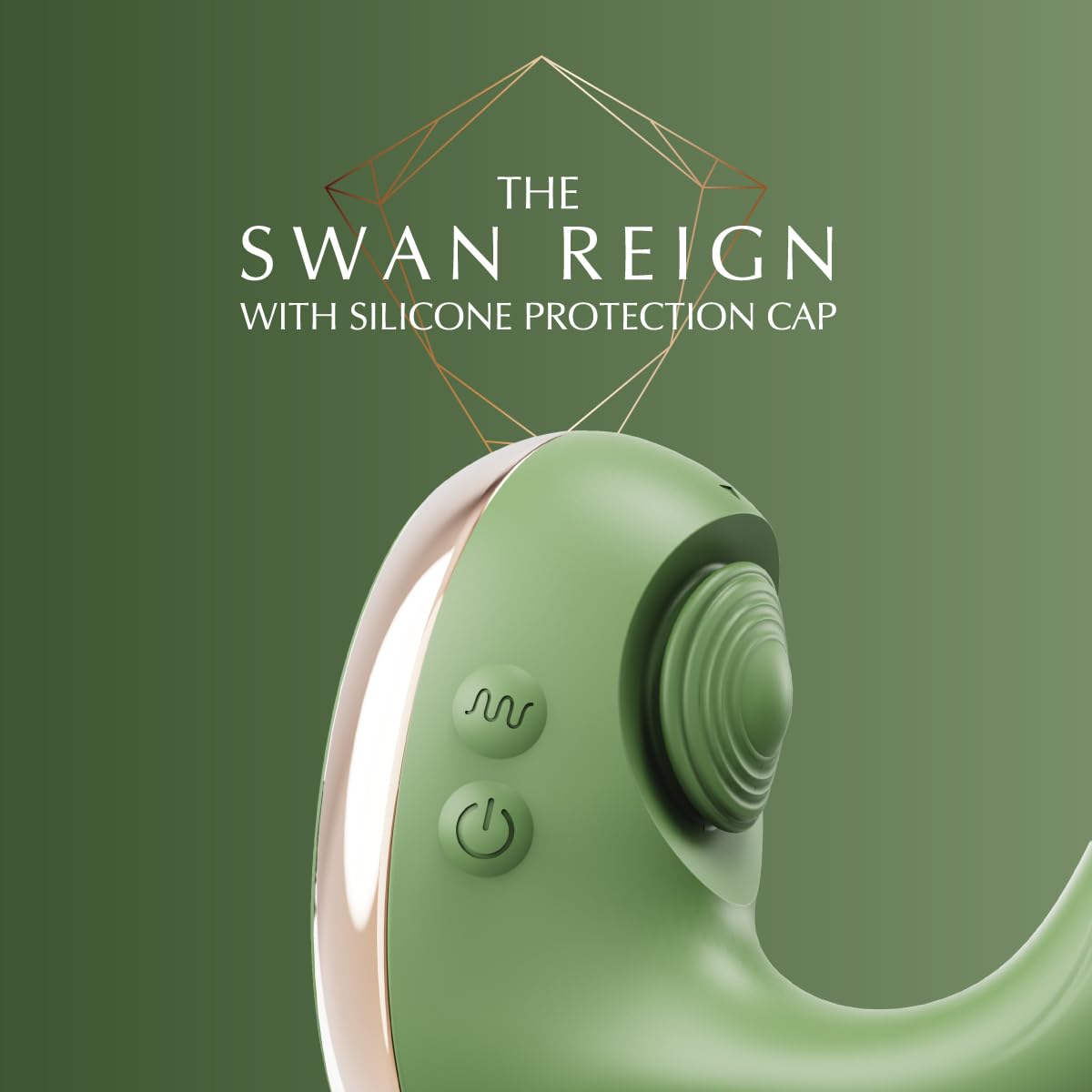 Swan Reign Dual Stimulator Green