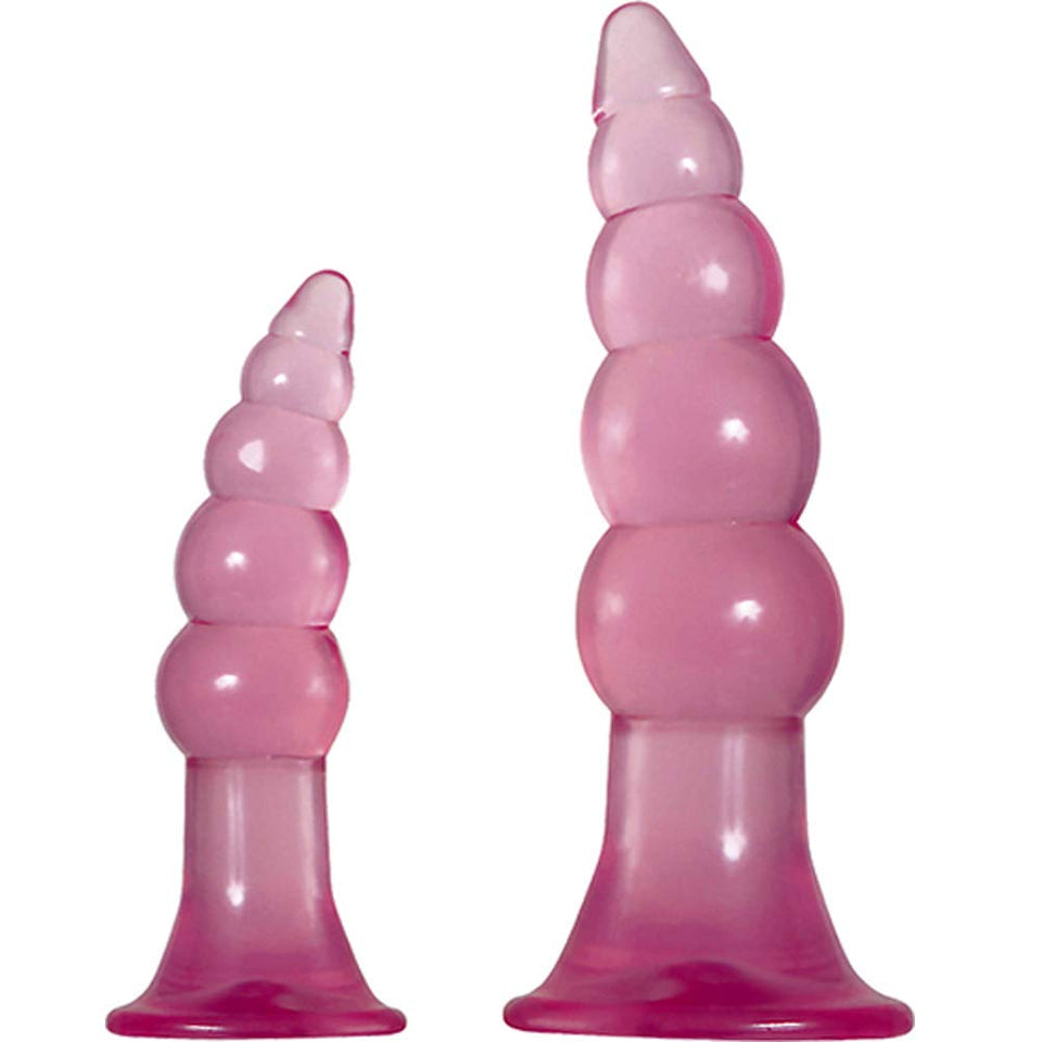 ADAM & EVE JELLY BUTT PLUG SET