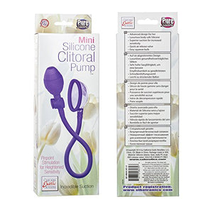 California Exotic Novelties Mini Silicone Clitoral Pump, Purple