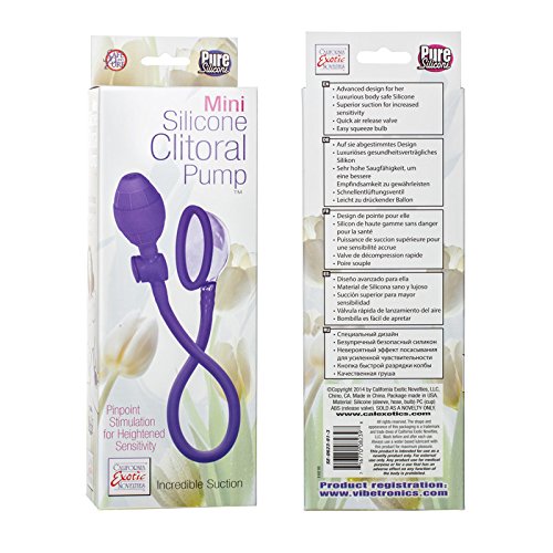 California Exotic Novelties Mini Silicone Clitoral Pump, Purple