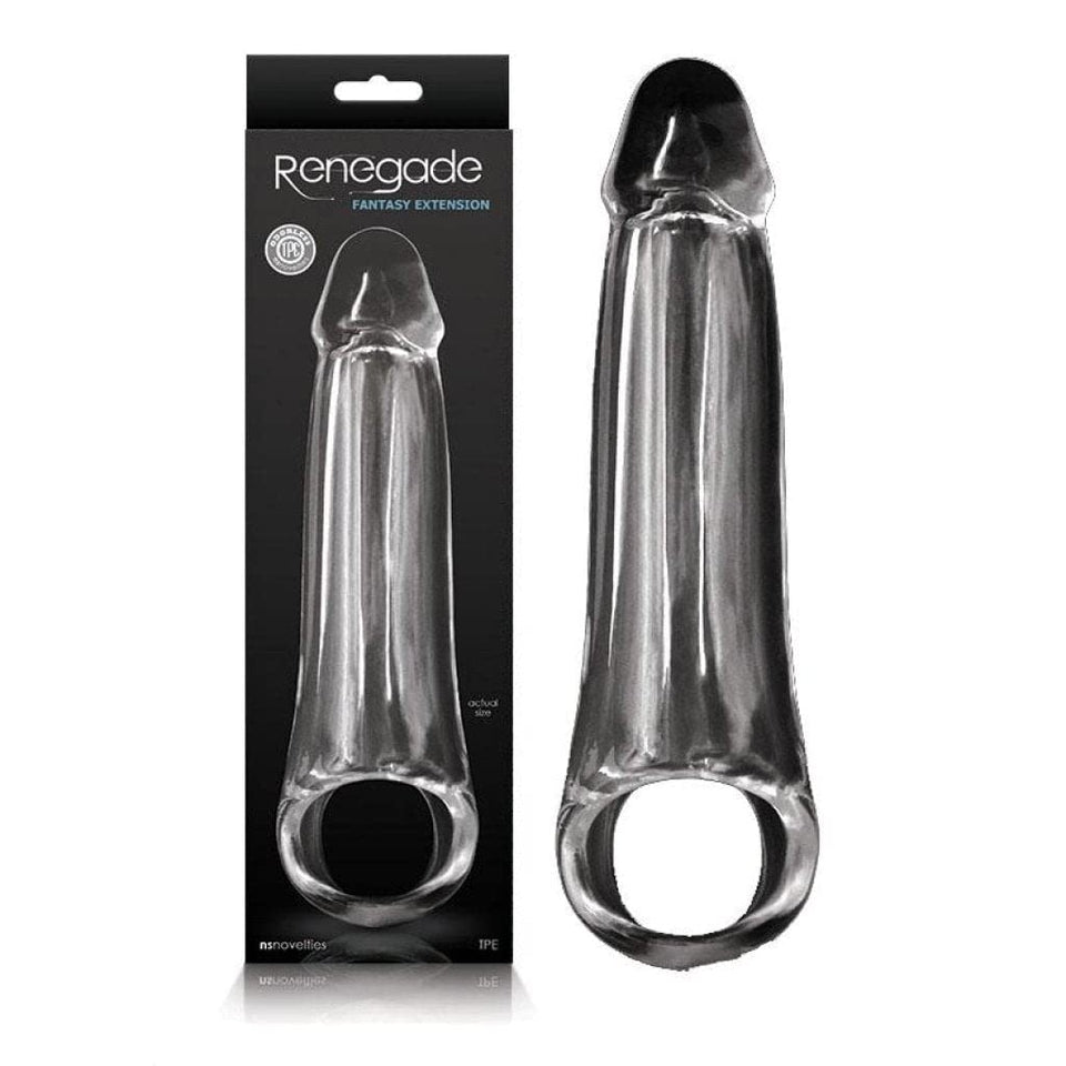 Renegade Fantasy Penis Extension Clear (Large)
