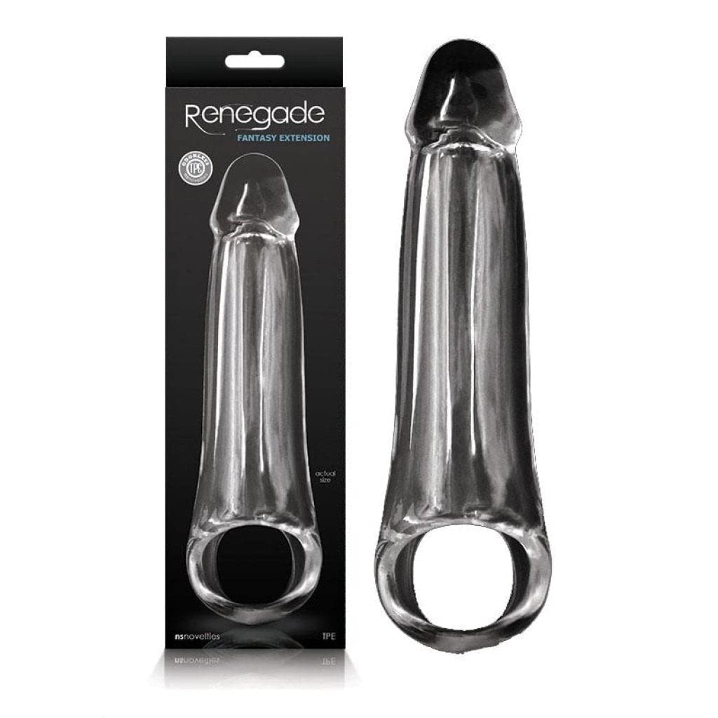 Renegade Fantasy Penis Extension Clear (Large)