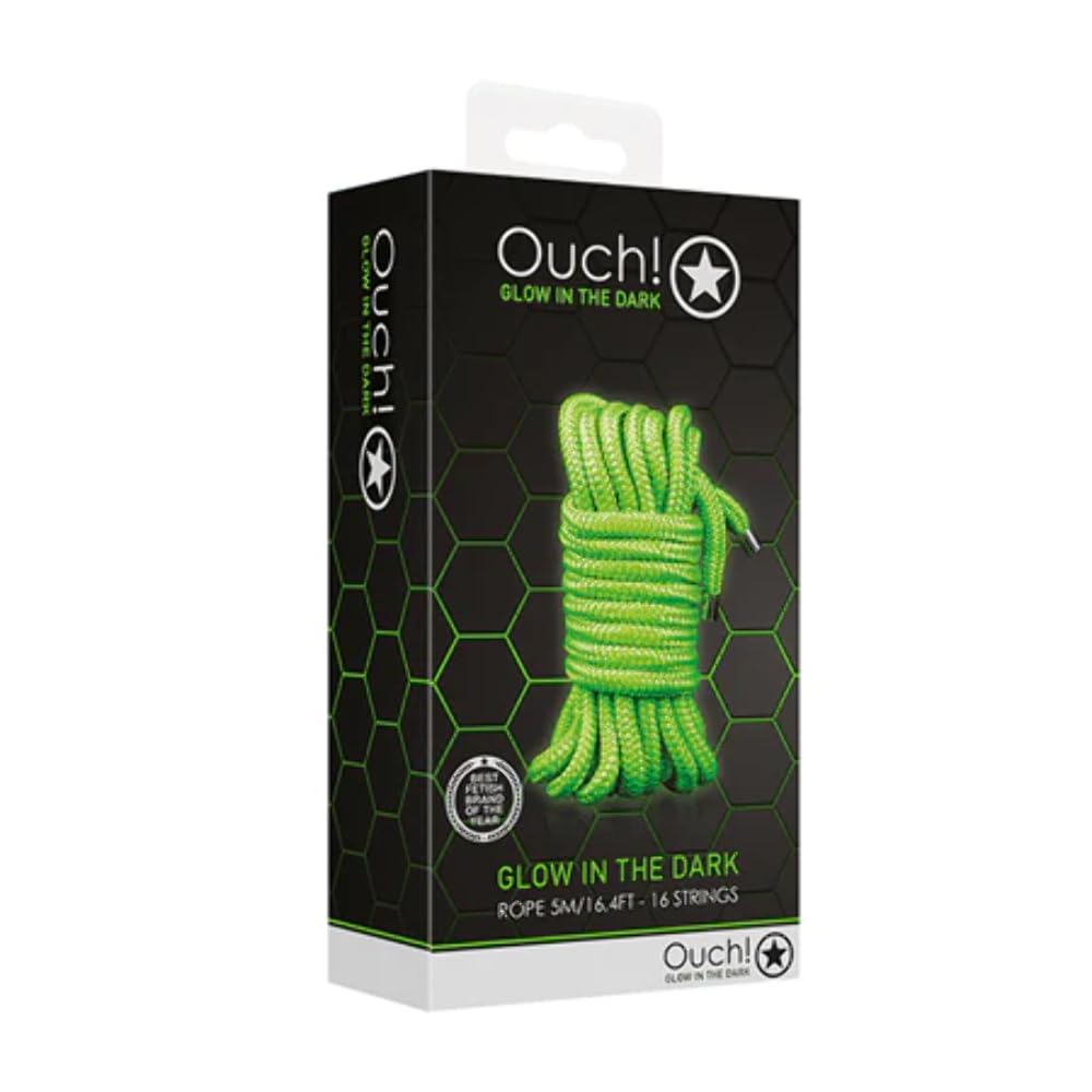 Shots Rope Realistic Hung Neon Green One Size