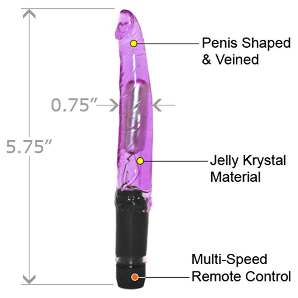 Novelties By Nasswalk Jelly Slender Slider - Purple