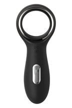 Evolved Novelties Zero Tolerance Vibrating Rechargeable Cock Ring Torpedo, Black