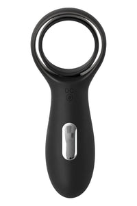 Evolved Novelties Zero Tolerance Vibrating Rechargeable Cock Ring Torpedo, Black