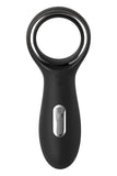 Evolved Novelties Zero Tolerance Vibrating Rechargeable Cock Ring Torpedo, Black