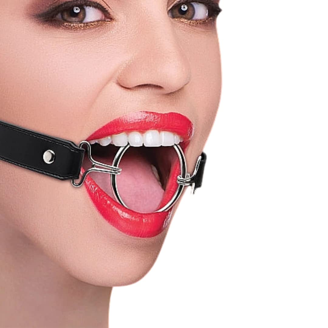 Ouch! Ring Mouth Gag, Black, X-Large