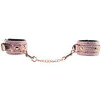 Wrist Restraints Micro Pink/w Leather