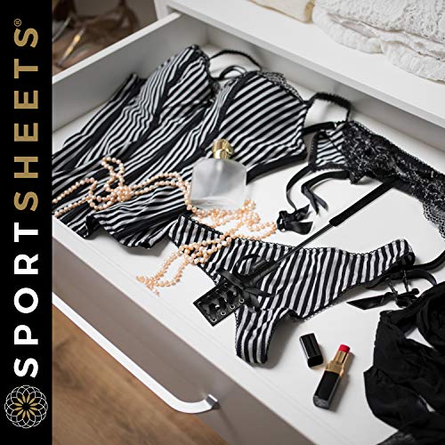 Sportsheets - Sincerely: Lace And Satin Crop (Black)