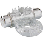 Novel Creations Sensuelle Bullet Ring 7 Function Clear Penis Ring