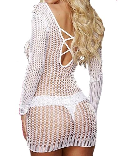 Lapdance Center Stage Mini Dress White O/S