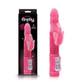 NS Novelties Firefly Lola Glow in The Dark Thrusting & Rotating Rabbit Vibrator (Pink)