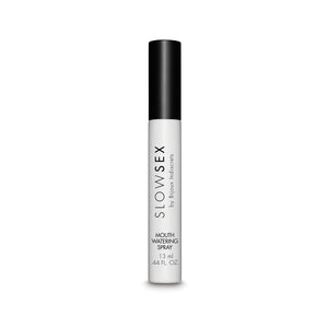 Bijoux Indiscrets Slow Sex Line Mouthwatering Spray - Premium Dry Mouth Solution and Deep Throat Spray for Adults - Sex Mouth Sp