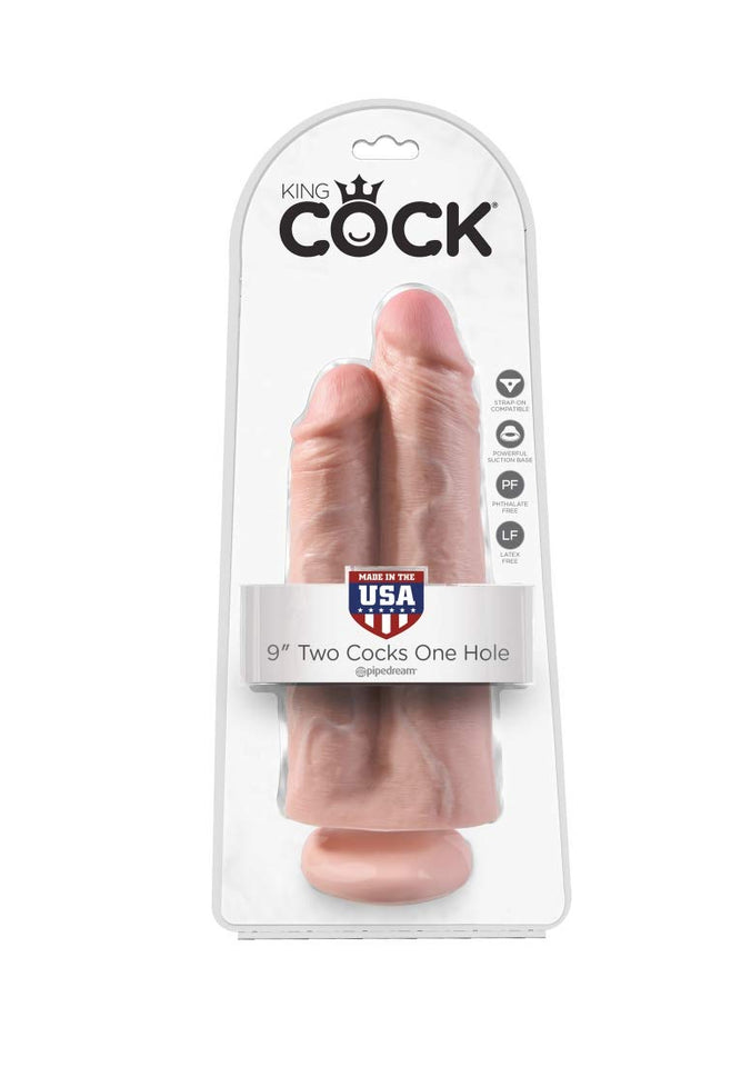 King Cock 9 In Two Cocks One Hole Light