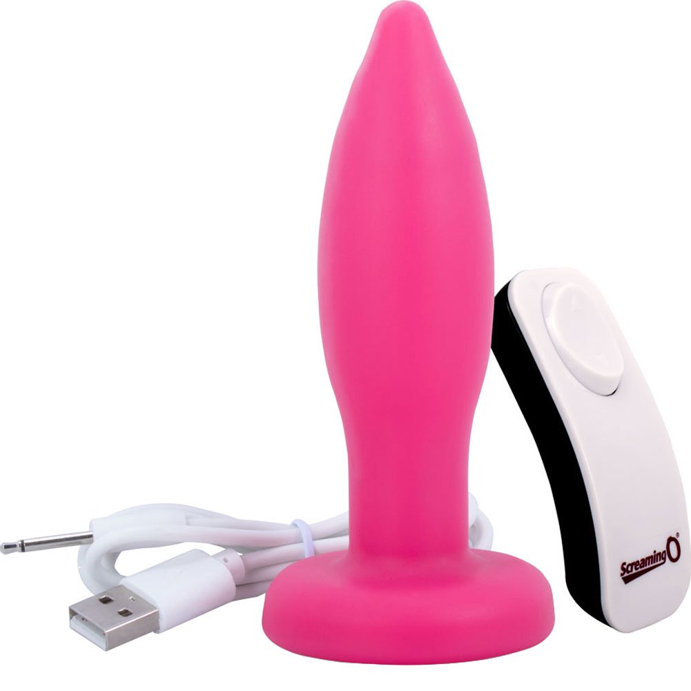 Screaming O My Secret Remote Vibrating Plug-Pink